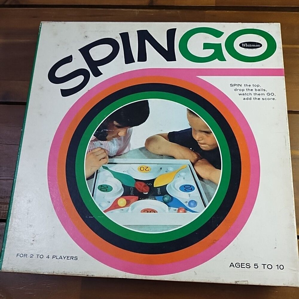 1966 Spingo Whitman Board Game Complete